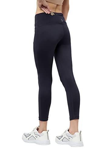 Image of TRUEREVO Sports Leggings for Women-Stretch Dryfit High Waist 7 /8th Gymwear Pants with Back Zipper Pocket-Quick Dry Activewear-Training Tights- for Yoga, Sports, Gym, Workout and Running