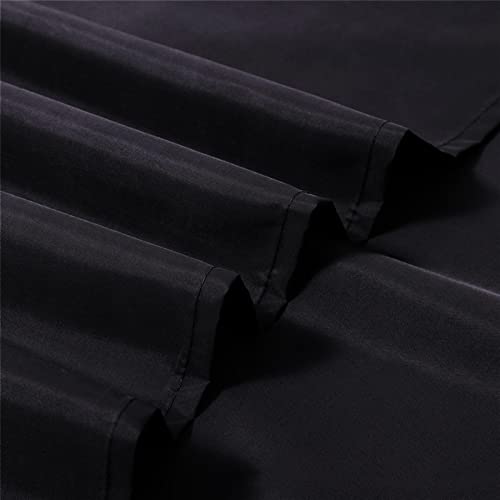 Rideau de douche tissu 120x150 imperméable avec crochets pour rideaux salle de bain