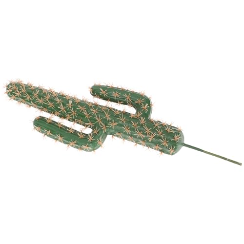 minkissy Modelo de Cactus Pequeño Artificial sin Maceta, Adorno Decorativo de Escritorio y Jardín de 46 Cm, Estatua Simulada de Planta Suculenta para Decoración de Interiores y Oficinas