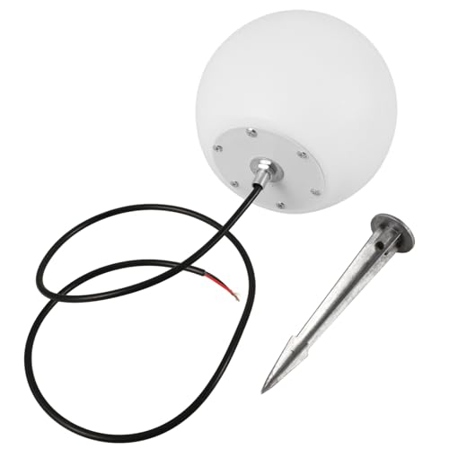 FONDOTIN Lampada a Globo Per Esterni 15cm Picchetto Luminoso, Luce Da Prato Led a Basso Consumo Per Decorazione Giardino e Atmosfera Romantica