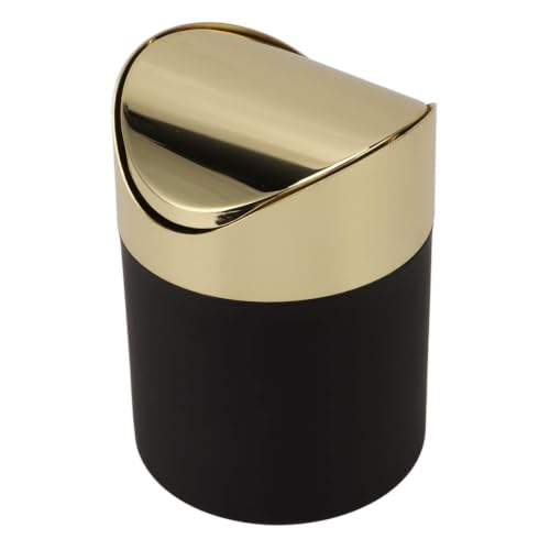Mini caneca de basura cuadrada de acero inoxidable