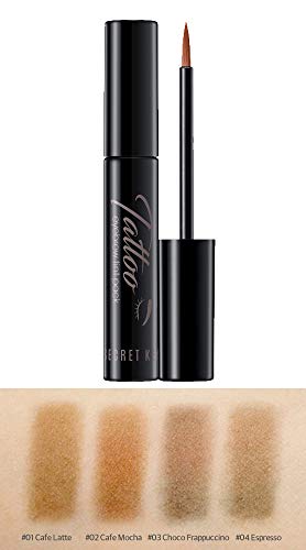 SECRET KEY Self Brow Tattoo Tint Pack 8g / Beautynet Korea (#4 Ash Brown)