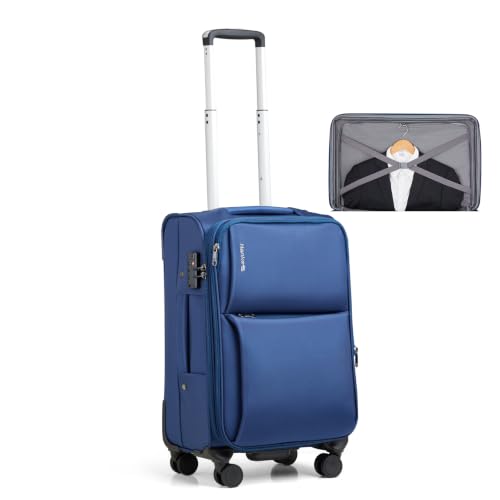 Image of Hanke Carry On Luggage 22x14x9 Airline Approved with Garment Compartment