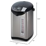 Tiger Pdu A50u 5l Electric Water Boiler and Warmer, Stainless Black - Image 2