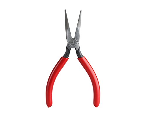 Jonard Elongnose Long Nose Gripping Pressing Plier With Orange Plastic Handle, 6-1/2" Length #TOP24