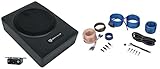 Rockville SS65P 400w 6.5' Slim Under-Seat Powered Car/Truck Subwoofer + Amp Kit