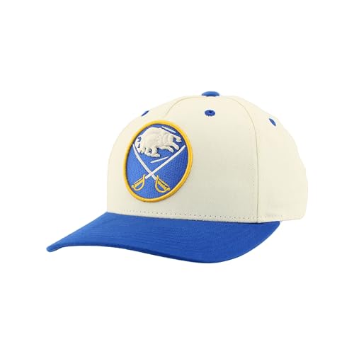 Buffalo Sabres NHL Officially Licensed Adjustable Snapback Hat Marquee Ivory