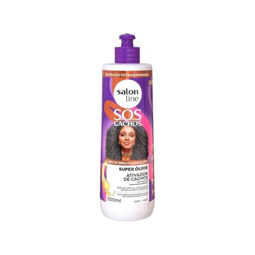Linha Tratamento (SOS Cachos) Salon Line - Ativador De Cachos Nutritivo 500 Ml - (Salon Line Treatment (SOS Curls) Collection - Nourishing Curl Activator 16.91 Fl Oz)
