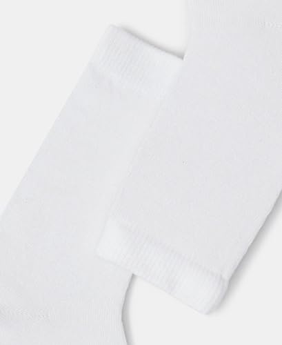 Jockey Kids Calf Length Cotton Socks 7800_White_7-8 Yrs - Image 2 thumbnail