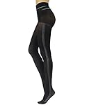 Ein raffiniertes Detail, ein besonderes Accessoire, das deinem Look die glänzende weibliche Eleganz für deine außerordentliche Gelegenheiten anbietet. 60 den Strumpfhose hergestellt aus hochwertiger weicher Mikrofaser für einen extra Komfort, mit blickdichtem Aussehen und eine goldene oder silberne Lurex Streifen auf die Seite der Beine. Glänzendes Detail und leichter Shaping Effekt am Höschenteil für eine hervorragende Silhouette. Mit Baumwollzwickel.