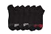 DC 6-Pack Men's Sport No Show Socks Assorted, 10-13 Size (Shoe Size 6-12.5)