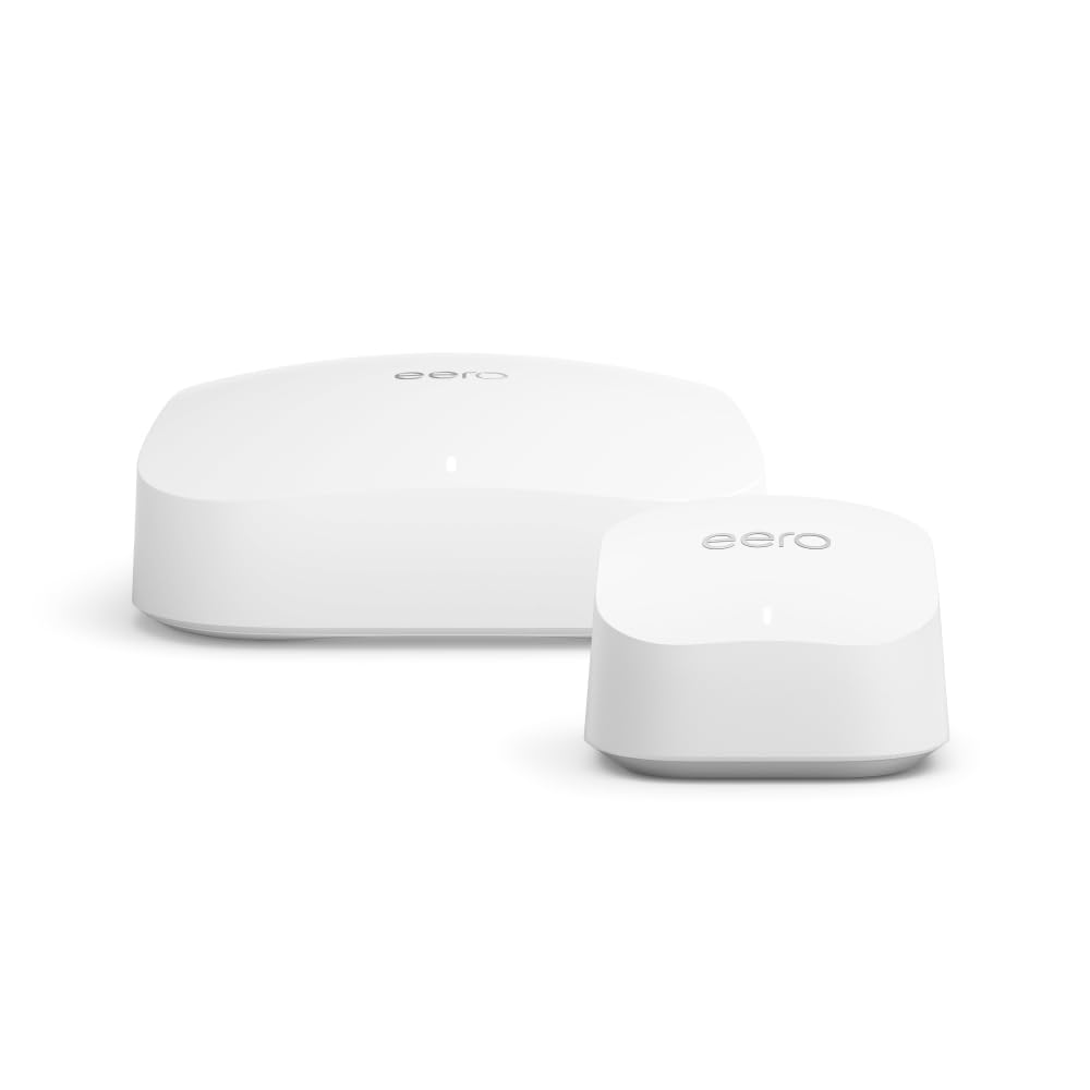【セット】Amazon eero Pro 6E + Amazon eero 6+ - メッシュwifi ルーター | 計2ユニット