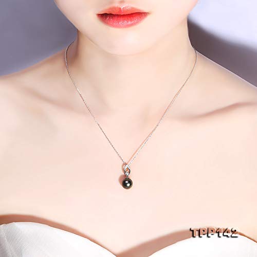 Collier de perles noires de Tahiti AAA fini les bijoux ternes - 4