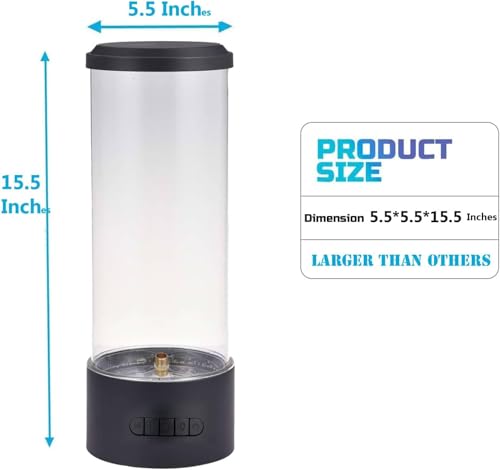 Sensory Bubble Tube Lamp for Autism & Anxiety Relief -Calming Water Bubble Table Light with Color Changing Fake Aquarium Effect, Ideal for Kids Room, Therapy Office, Nursery Home - Image 3