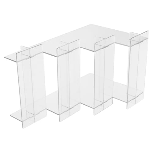 iplusmile Estantes De Acrílico Transparente Estantería para Manualidades Organizador De Colecciones para Exhibir Perfumes Muñecas De Resina y De Colección El Escritorio