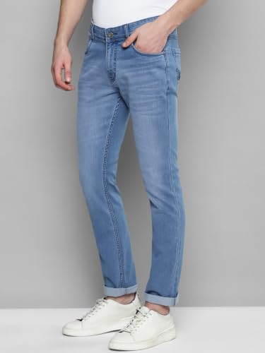 Image of Allen Cooper Slimmy Comfortable Mid Rise Denim Jeans for Men