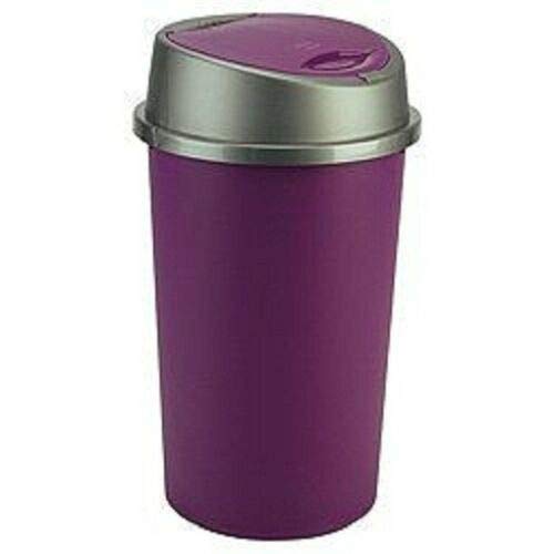 KetoPlastics 45L TOUCH BIN - Portable Pedal Bin with Removable Lid (PLUM) for Home, Kitchen, Bathroom & Office โ image 1