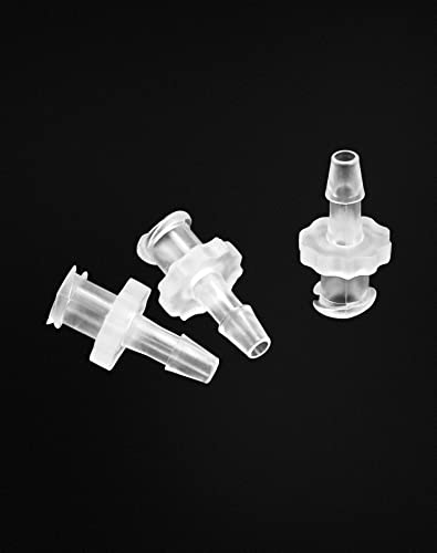 Qwork QS8993 50 Pcs Female Luer Lock 1/8 Inch Pp Hose Barb Adapter, Pp Hose Barb Adapter, Luer Lock Fitting For Laboratory Biochemical/Analytical Instruments thumb #2