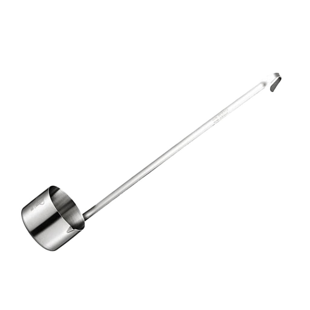 LOVIVER Wine Dipper Beer Pouring Measure Spoon Hanging Sauce Ladle With Hook