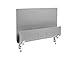 Deflecto Desk Privacy Panel Organizer, Standing Desk Accessory, Gray, Thermoplastic Polymer, 16.35? H x 24? W x 2.7? D