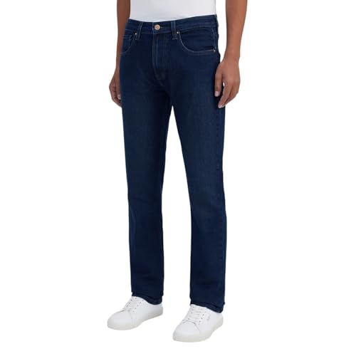 Image of Pepe Jeans Men's Straight Fit Jeans|Mid Rise |Stretchable Fabric| Jeans for Men | Available in Plus Size