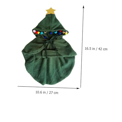 Disfraz navideño para perro Beaupretty tamaño M verde miniatura 2