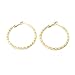 Followmoon 18K Gold Plated Women's Hoop Earrings