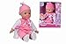Produktbild Simba 105140489 - Laura Puppe Babysprache, 38cm Weichkörperpuppe mit Schlafaugen, in süßem Strampler, 24 Babylaute, Spielpuppe, Babypuppe, ab 2 Jahren