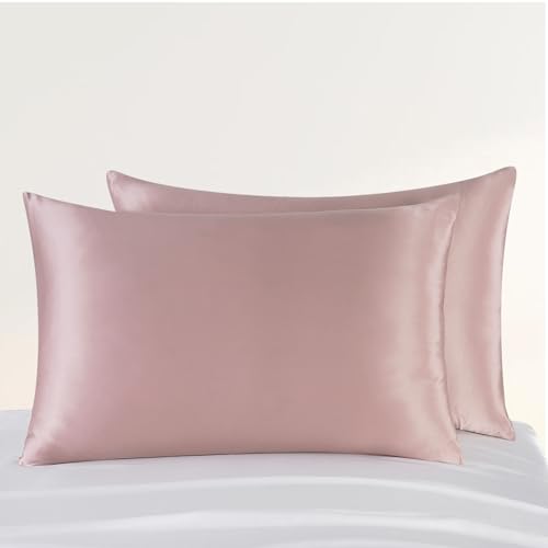 ZIMASILK Upgraded 100% Pure Mulberry Silk Pillowcase for Hair and Skin Silk Pillow Cases with Reinforced Hidden Zipper, More Soft & Durable Grade 6A Silk, Gift Box 1Pc (Queen 20"x30", Light Plum) by ZIMASILK - Image 6
