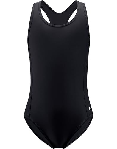 Image of G Gradual Girl's One Piece Swimsuits Racerback Kids Bathing Suit | for Girls 7-16Y, Fully lined for no see-through, Wider straps, UPF 50+, Modest coverage, Swimwear for Swim Team, Beach, Pool