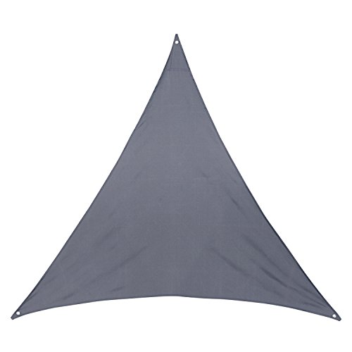 Hespéride Toile Solaire/Voile d'ombrage Anori - 4 x 4 x 4 m - Gris
