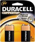 Lot de 2 piles alcalines 9 V DURACELL Lot de 2 piles alcalines 9 V