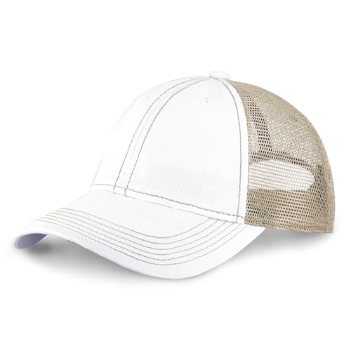 Image of ChoKoLids Vintage Distressed Trucker Hat Adjustable Back Unisex Headwear