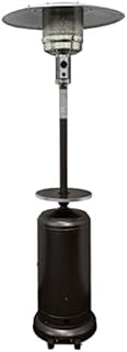 Hiland-HLDS01-CGT-Tall Patio Heater, Hammered Bronze Finish