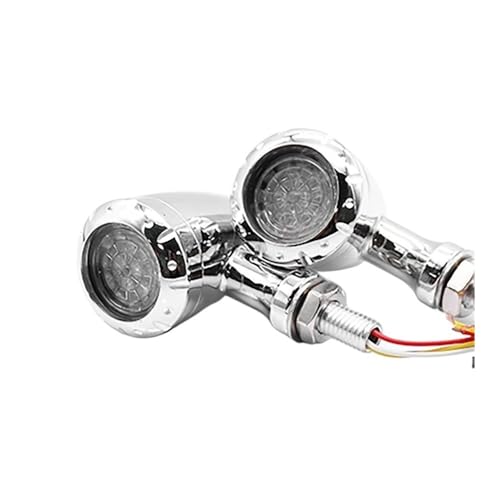 Clignotants de moto à LED haute visibilité avec feux de stop intégrés