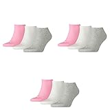 Freizeit PUMA 9 Paar Sneaker Invisible Socken Gr. 35-49 Unisex für Damen Herren Füßlinge, Socken & Strümpfe:39-42, Farbe:395 - prism pink