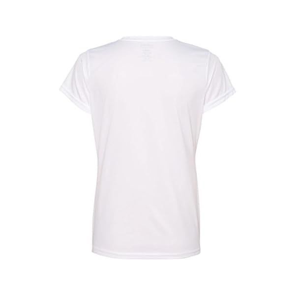 Augusta Sportswear Women's Wicking Tee Shirt, White, X-Large