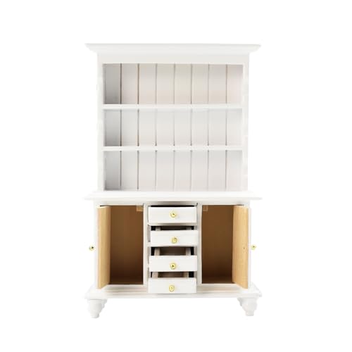 Coriver Puppenhaus Möbel Holz, 1:12 Miniatur Möbel Zubehör, 3 Schichten...