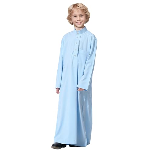 Thobe Arabe brodé pour garçon robe de fête à manches longues WWricotta