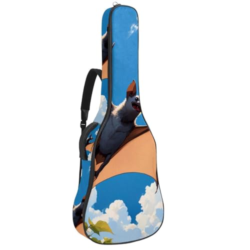 Sac de transport pour guitare acoustique idéal pour les répétitions et concerts