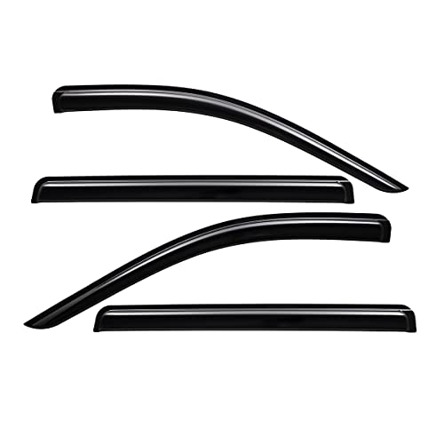 Lightronic Extra Durable Outside-Mount Auto Vent Window Visor, Fits 2021-2025 Cadillac Escalade ESV, Chevrolet Suburban, GMC Yukon XL, UV Protection Rain Guard, Original Wind Deflector, Smoke, 4-Pcs by Lightronic - Image 3