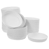 ibasenice 100 Stück Einweg Papierbecher Deckel Auslaufsicher Passgenau Für Hotels Gastzimmer Restaurants Schneller Service Einweg Kaffee Becherabdeckungen