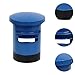 Generic Postbox Piggy Bank Practical Tinplate Easy to Use Money Saving Jar for Outside Ideal Gift, Deep Blue