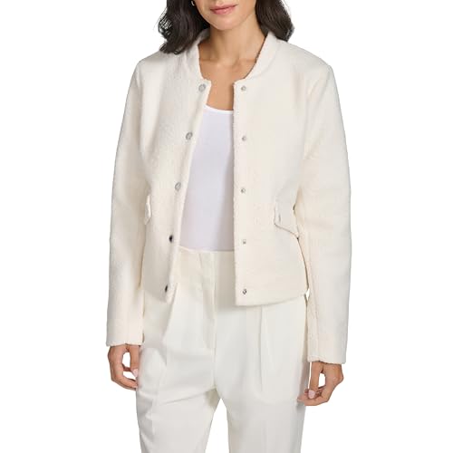 Calvin Klein Women's Snap Button Front Jacket2