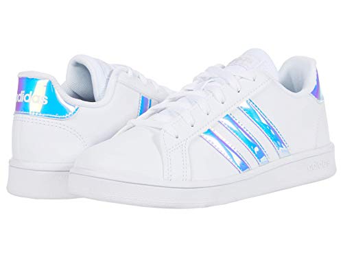 Adidas Kids’ Grand Court K Sneaker, ftwr White/ftwr White/dash Grey, 6.5 M US Little Kid2