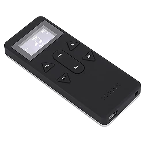Smart Portable Digital MP3 Player Wth USB Clip, Abs and Metal 200 Life Time 1.2 in Radio Voice Recorder for Folder Playback