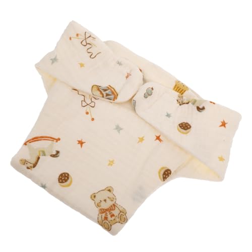 iplusmile Pantalones de Pañal Reutilizables de Algodón para Niña Ajustables y Lavables para Entrenamiento de Absorbentes y Portátiles para Recién Nacidos y