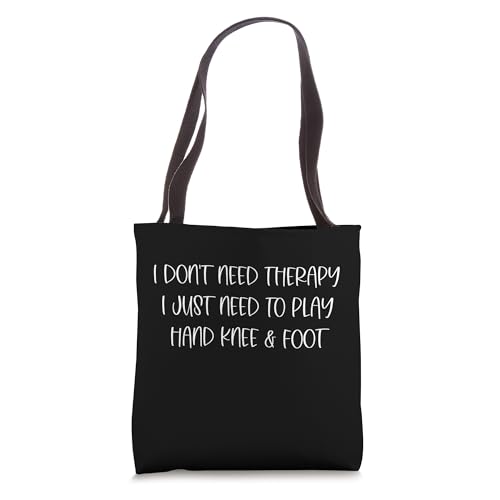 Funny Hand Knee and Foot Card Game Player Tote Bag miniatura 1