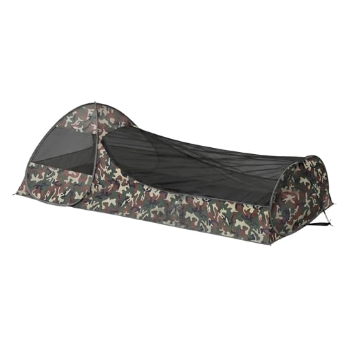 Striegro Bivy Tent, Tent, 2-Second Quick Setup Mosquito Net, Portable One-man Net for Camping & Hiking - Camouflage.