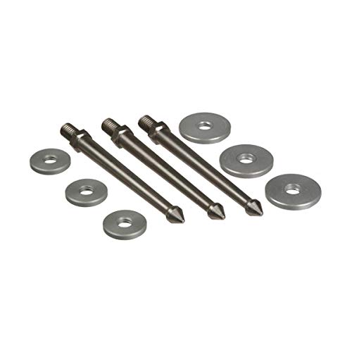 Kit Di 3 Puntali Per Treppiedi Gitzo XL – Picchetti In Acciaio Inox, Nero/antracite, Per Terreni Morbidi
